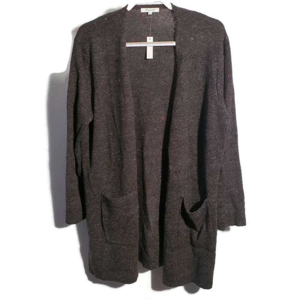 Madewell New Gray Kend Donegal Cardigan Sz L Large